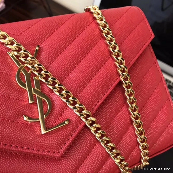 Tony Luxuries CHAIN CASSANDRE YSL WALLET MATELASSÉ 0731